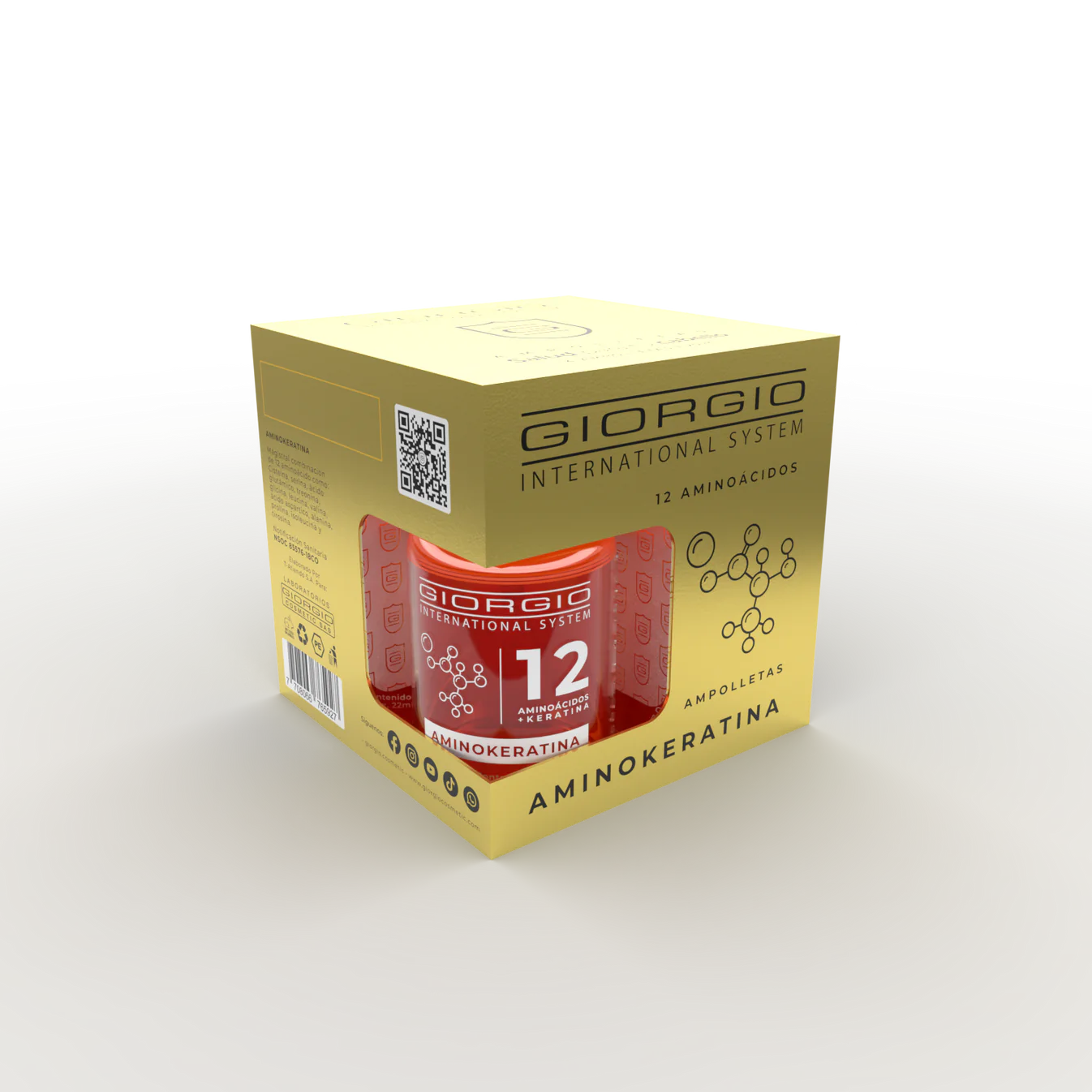 Aminokeratin Hair Ampoules